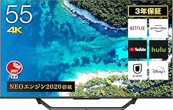 Amazon | ハイセンス 55V型 4Kチューナー内蔵 液晶 テレビ 55U7F